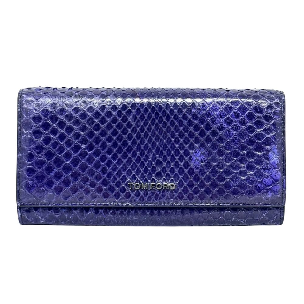 Tom Ford Purple Python Wallet